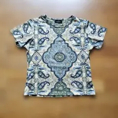 【最終価格】JIM THOMPSON ペイズリー柄 半袖Tシャツ レディース Mのサムネイル