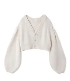 スナイデル 2WAYクロップドニットプルオーバー カーディガン