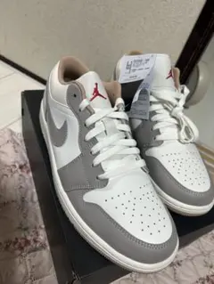 Air Jordan 1 Low ホワイト/グレー/ベージュ 27.5cm