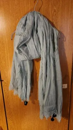 新品未使用ネストローブ購入フリンジフサ付き製品洗いストール