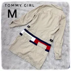 Tommy girl Ｍ　長袖　シャツ　ワンピース　ミリタリー　コットン　綿