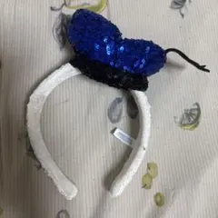 東京ディズニーリゾート カチューシャ 青黒