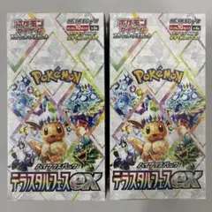 シュリンク付き テラスタルフェスex」と「メガドリームex 2BOXセット