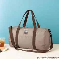 インレッド付録！MOOMIN ショルダーストラップ付き ボストンバッグ！