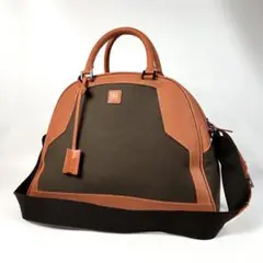 美品　ダンヒル　2way ボストンバッグ　ショルダーバッグ　南京錠　斜めがけ