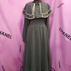 ♥️ケープ風デザイン♥️【パンプキンポート】長袖ワンピース