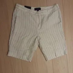 【アメリカ購入】新品タグ付☆バナリパ☆バミューダパンツ(白ストライプ)のサムネイル