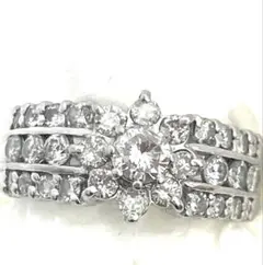 Pt900 D1.0ct ダイヤモンド プラチナ ファンシーカットリング - メルカリ