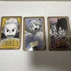 僕のヒーローアカデミア原画展 箔押しクリアカードコレクション ビック3