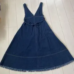 EVERY.VERY NICE CLAUP デニムサロペットフレアロングスカートのサムネイル