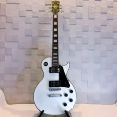 【音出し◯】MAISON メイソン　エレキギター　レスポール　カスタム　ホワイトのサムネイル