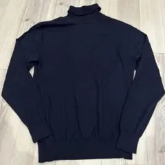 ユニクロ　メンズ　タートルネック　ウールニット　　ウール100 春セーター