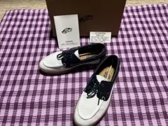 【極美品/箱付き】VANS ヴァンズ デッキシューズ ネイビー×ホワイトのサムネイル