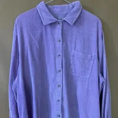 L.L.Bean コーデュロイ　シャツ　ジャケット　長袖　レディース