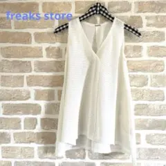 freaks store フリークスストア　白ベスト