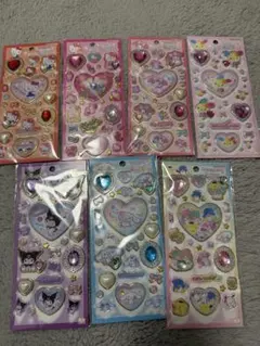 キラキラジュエルシール　　サンリオ　7枚セット