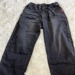 ANTIBAL ブラック ストレートデニム