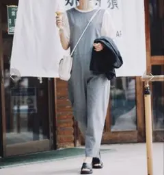 studio CLIP☆2WAYノースリーブサロペット　チドリチェック　PF