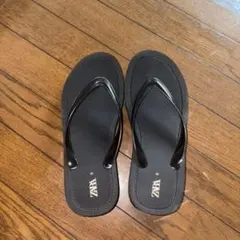 ZARA ビーチサンダル　厚底