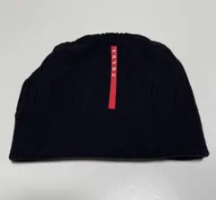 PRADA SPORT ブラック ビーニー プラダスポーツ 中古・古着通販】PRADA SPORTS (プラダスポーツ) ニットキャップ