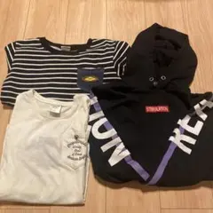 キッズトレーナー　パーカー　ロンT まとめ売り3点