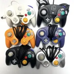 ジャンク任天堂Nintendo GAMECUBEコントローラー 6個まとめ売り