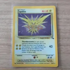 旧裏】英語版ポケモンカード Zapdos サンダー - メルカリ