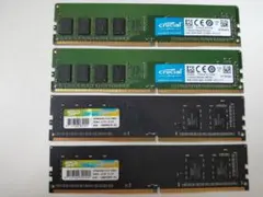 Crucial 8GB×2=16GB DDR4-3200 メモリ 完動作 - メルカリ