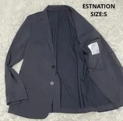 ESTNATION ヘアラインストライプ ストレッチ テーラードジャケットのサムネイル