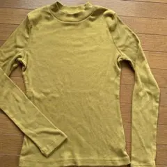 earth music&ecology マスタード 長袖Tシャツ S