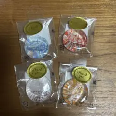 ガラス製箸置き4個セット