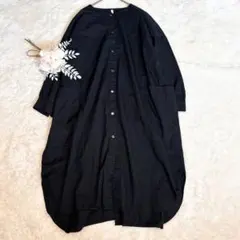 SHIPS ラミー100% ロングシャツワンピース 新品タグ - メルカリ