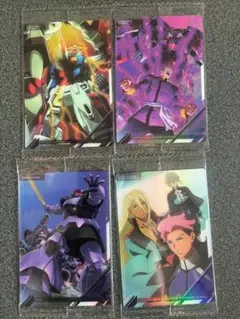 イタジャガ 機動戦士ガンダム ビジュアルアートコレクション 4枚セット 未開封