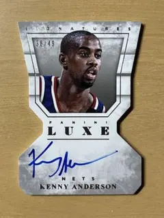 タ*ス様 /49 NBA NETS KENNY ANDERSON AUTO LUのサムネイル