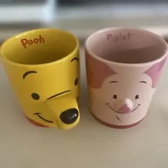 くまのプーさん ピグレット　マグカップ 2個セット　ディズニー　ペア