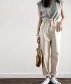 クラシカルエルフ ギャザーウエストデーパードパンツ