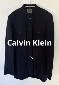 Calvin Klein スタンドカラージャケット クリーニング済【美品】4/L