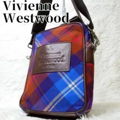 【美品】 Vivienne Westwood ショルダーバッグ オーブ チェック