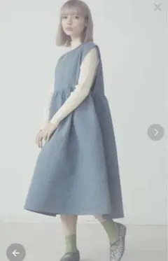 merryjenny flowerキルトフレアワンピース