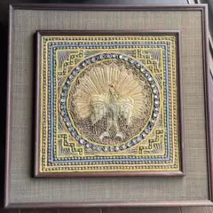 カラガ（Kalaga）」刺繍ヴィンテージ・タペストリー - メルカリ