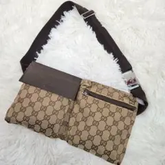 GUCCI GGパターン ボディバッグ - メルカリ
