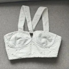 ZARA ホワイトビスチェのサムネイル