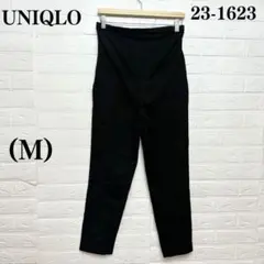 ユニクロ レディース パンツ マタニティパンツ 黒 ブラック M ウエスト調整可