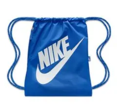 NIKE ブルー　ナップサック　ドローストリング　ヘリテージ　ジムサック　13L
