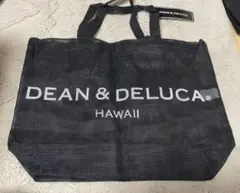 DEAN &DELUCAディーンアンドデルーカメッシュトートバッグ黒色Lサイズ