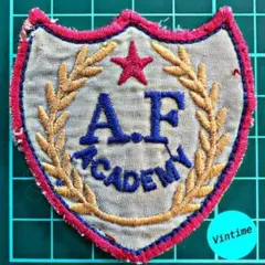 V622【Vintage Wappen】A.F ACADEMY