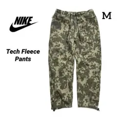 ナイキ M テック フリース パンツ オープンヘム 迷彩 カモ柄