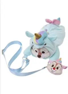 ディズニーストア　チップとデール　ポシェット　ユニコーン