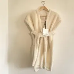 【新品】Max Mara テディベア フード付き ストール アイボリー MaxMara(マックスマーラ) の人気シリーズ「テディベア」のファー