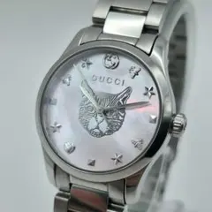 極美品 入手困難 GUCCI タイムレス シェル ミスティックキャット ピンクのサムネイル